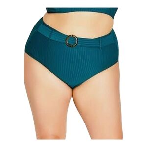 NEW City Chic Dark Teal Java Bikini Brief Size City Chic L (20)